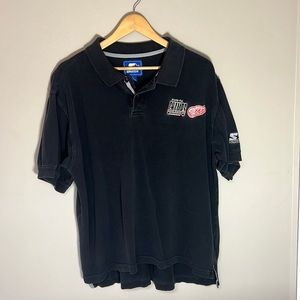 Vintage Starter Detroit Red Wings Stanley Cup Champs polo shirt
